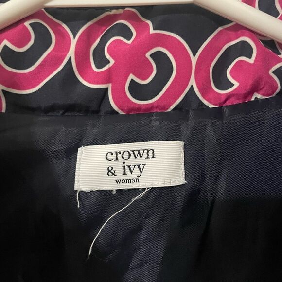 Crown & Ivy full zip vest jacket - Picture 3 of 4